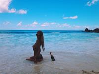 Alena Filinkova in a bikini