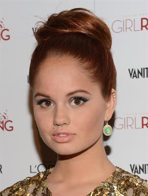 Debby Ryan Vanity Fair campaign DJ night with L'Oreal Paris 2/19/13 