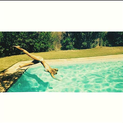 Frankie Gaff in a bikini