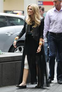 Delta Goodrem Arrives for ''The Project'' in Melbourne - November 5, 2012