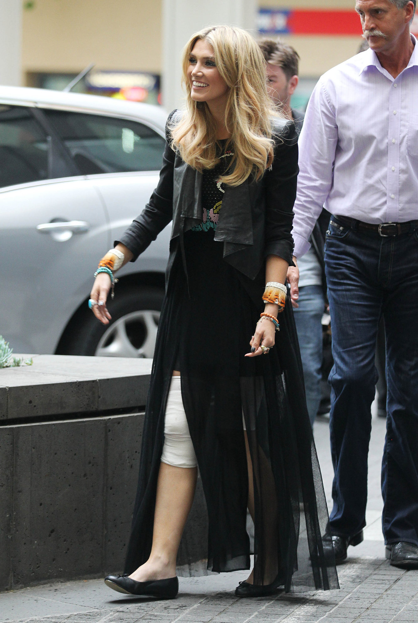 Delta Goodrem Arrives for ''The Project'' in Melbourne - November 5, 2012