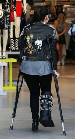 Demi Lovato Topshop Topman LA Grand Opening at The Grove in LA 2/14/13 