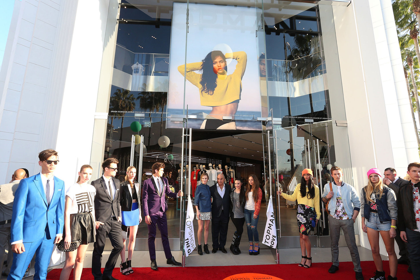 Demi Lovato Topshop Topman LA Grand Opening at The Grove in LA 2/14/13 