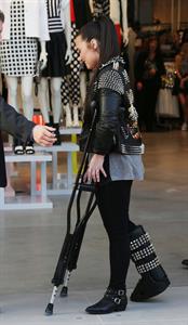 Demi Lovato Topshop Topman LA Grand Opening at The Grove in LA 2/14/13 