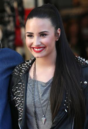 Demi Lovato Topshop Topman LA Grand Opening at The Grove in LA 2/14/13 
