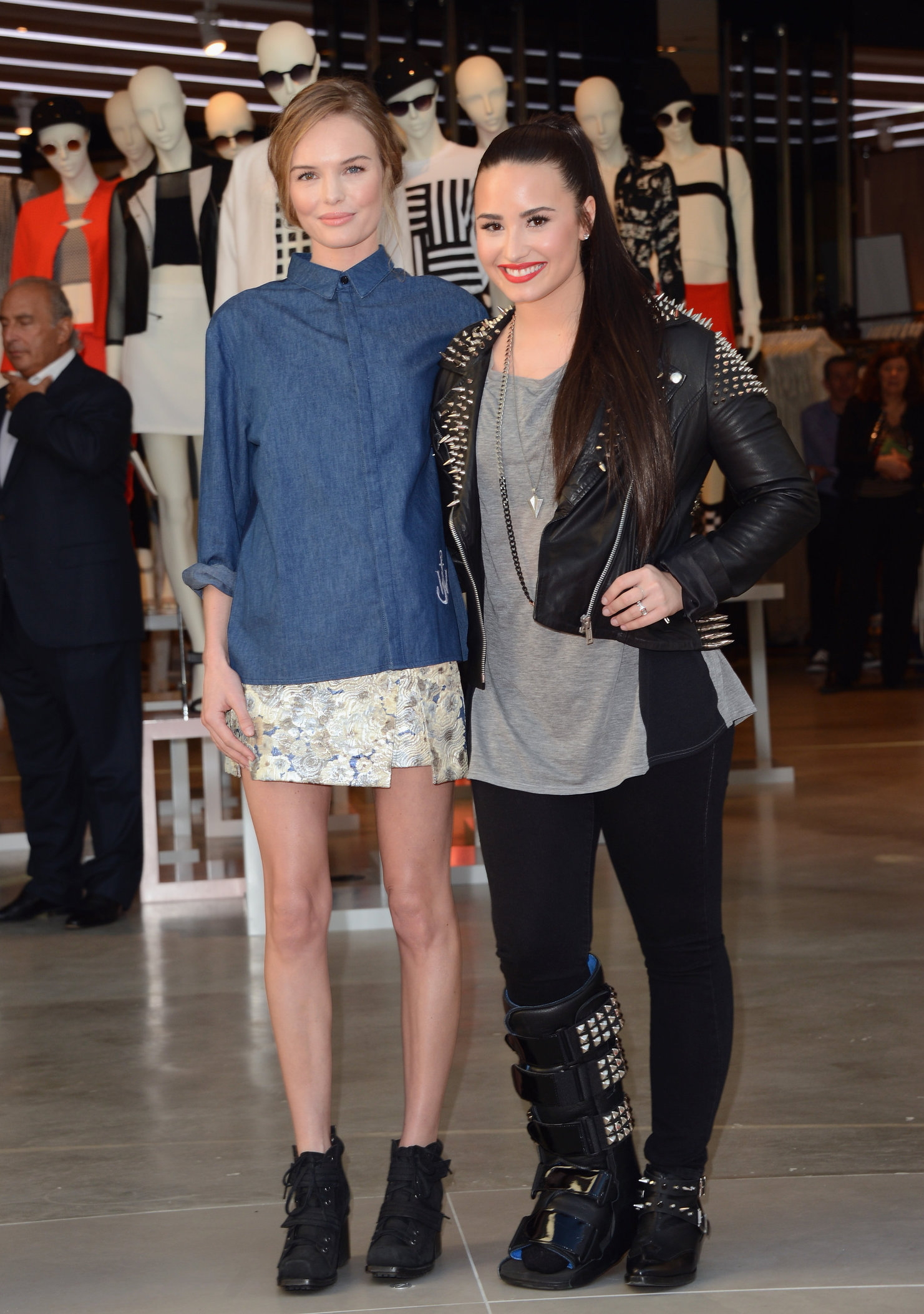 Demi Lovato Topshop Topman LA Grand Opening at The Grove in LA 2/14/13 