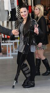 Demi Lovato Topshop Topman LA Grand Opening at The Grove in LA 2/14/13 