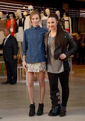 Demi Lovato Topshop Topman LA Grand Opening at The Grove in LA 2/14/13 