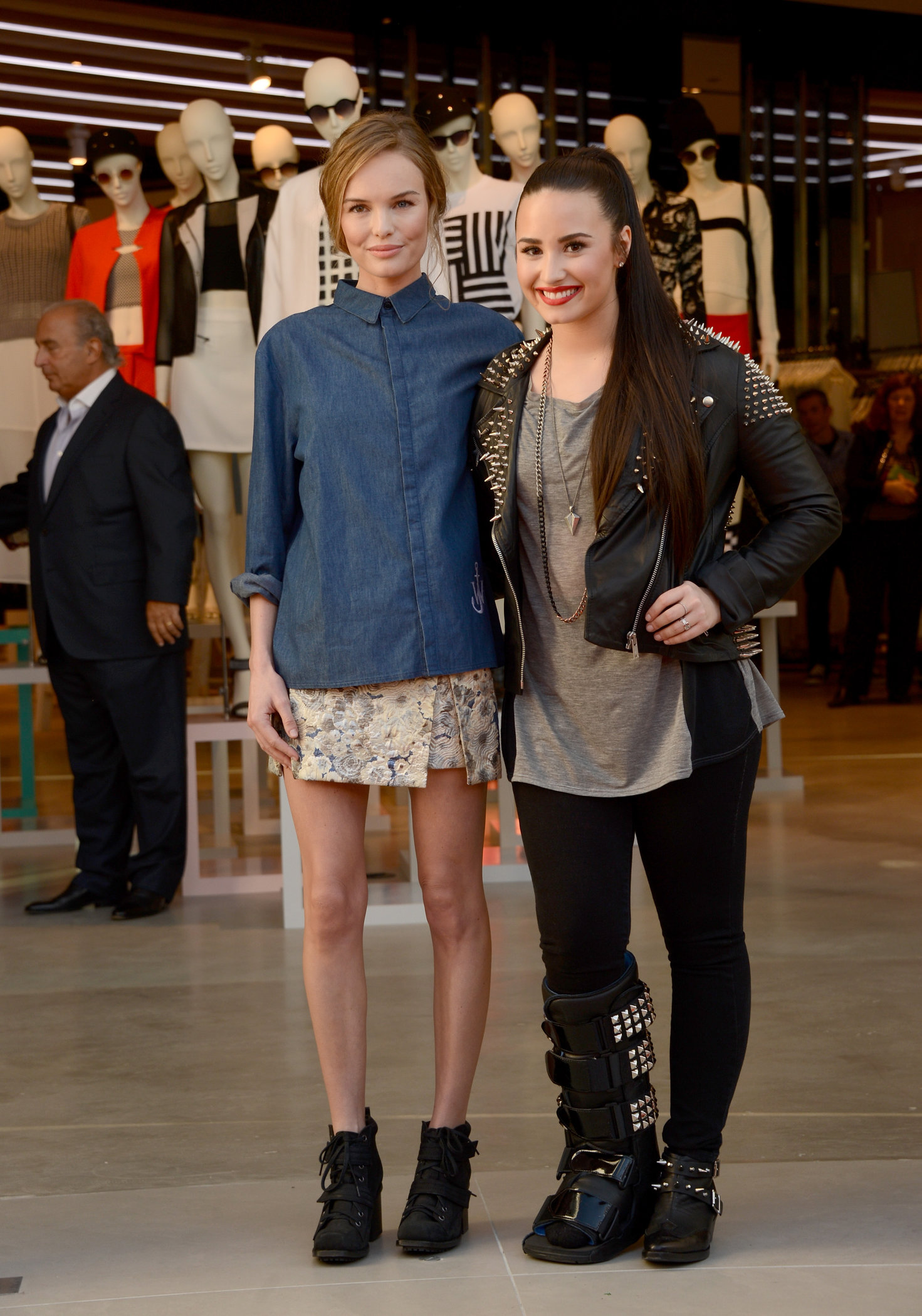 Demi Lovato Topshop Topman LA Grand Opening at The Grove in LA 2/14/13 