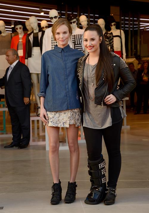 Demi Lovato Topshop Topman LA Grand Opening at The Grove in LA 2/14/13 
