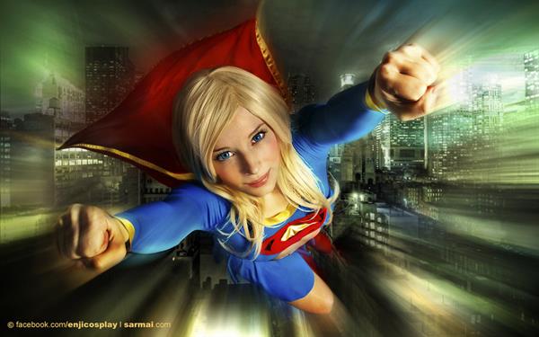 Enji Night as Supergirl