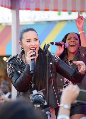 Demi Lovato Topshop Topman LA Grand Opening at The Grove in LA 2/14/13 