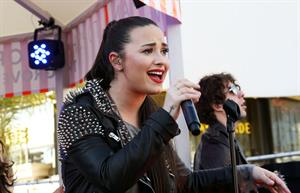 Demi Lovato Topshop Topman LA Grand Opening at The Grove in LA 2/14/13 