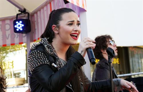 Demi Lovato Topshop Topman LA Grand Opening at The Grove in LA 2/14/13 