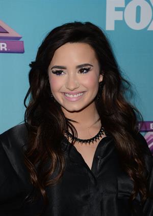Demi Lovato The X Factor season finale news conference in LA 12/17/12 