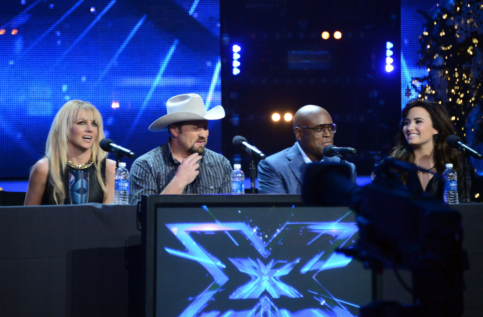 Demi Lovato The X Factor season finale news conference in LA 12/17/12 