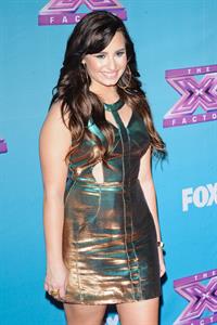 Demi Lovato The X Factor season finale results show in LA 12/20/12 