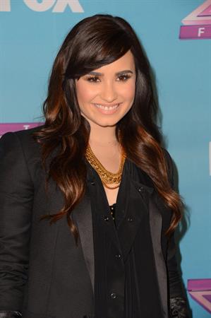Demi Lovato FOX's The Factor Season Finale Night 1 in LA 12/19/12 