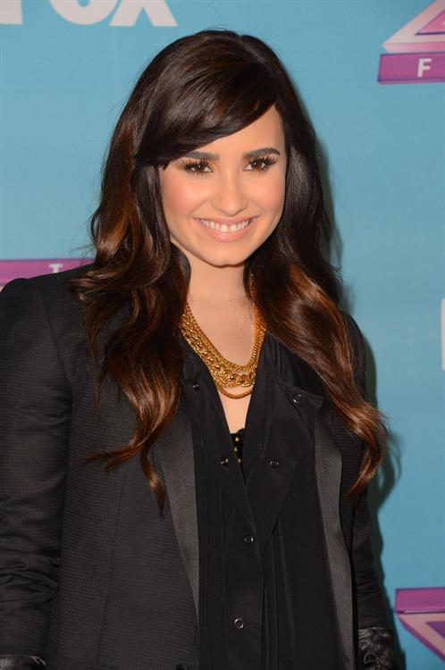 Demi Lovato FOX's The Factor Season Finale Night 1 in LA 12/19/12 