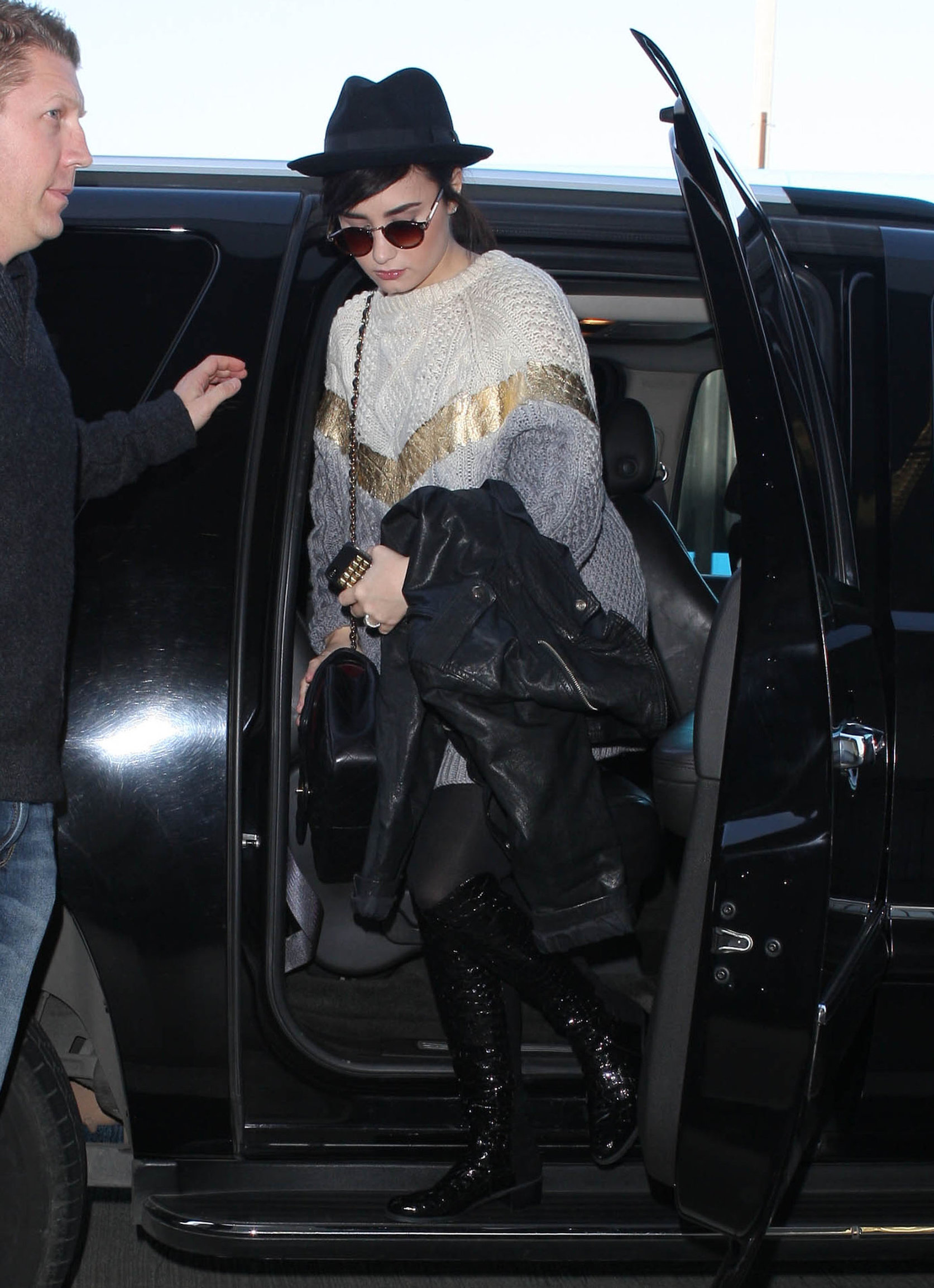 Demi Lovato at LA airport 12/7/12 