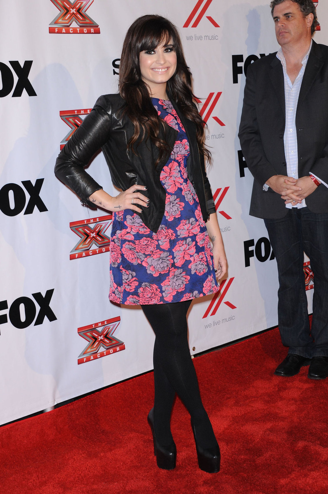 Demi Lovato Factor viewing party in West Hollywood 12/6/12 