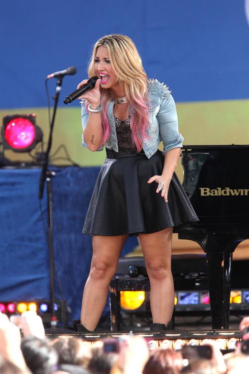 Demi Lovato -  Good Morning America  set in New York  -  6 July, 2012