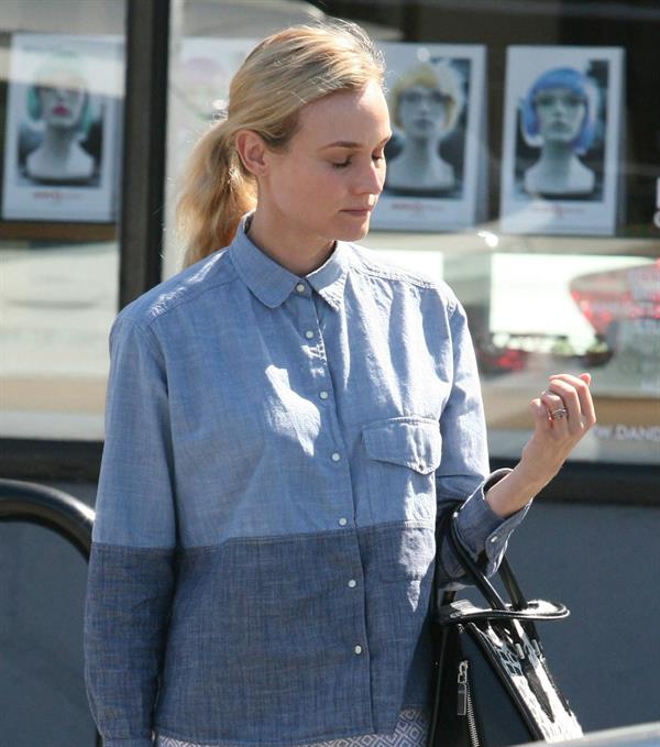 Diane Kruger leaving Joans On Third in West Hollywood March 14, 2013