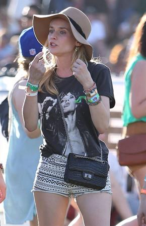Diane Kruger attends the H&M Loves Music Coachella 2013 kick-off Event at Merv Griffin Estate in La Quinta in April 