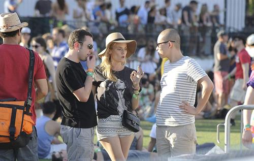 Diane Kruger attends the H&M Loves Music Coachella 2013 kick-off Event at Merv Griffin Estate in La Quinta in April 