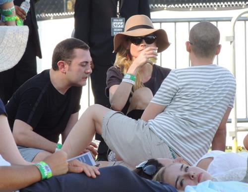 Diane Kruger attends the H&M Loves Music Coachella 2013 kick-off Event at Merv Griffin Estate in La Quinta in April 