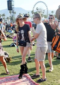 Diane Kruger attends the H&M Loves Music Coachella 2013 kick-off Event at Merv Griffin Estate in La Quinta in April 