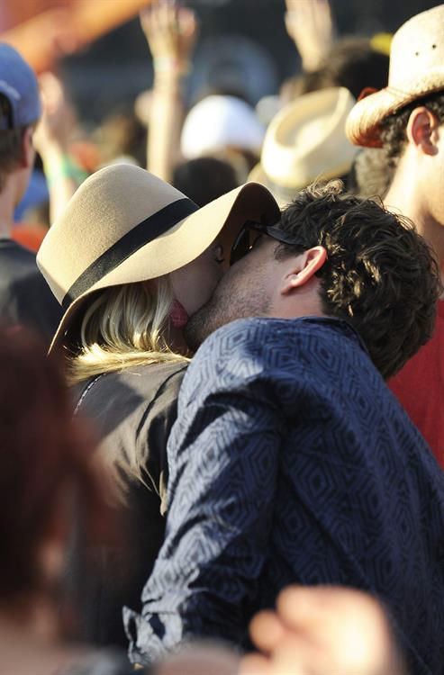 Diane Kruger attends the H&M Loves Music Coachella 2013 kick-off Event at Merv Griffin Estate in La Quinta in April 