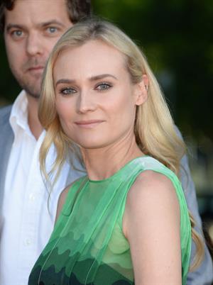 Diane Kruger arrive at the Series Premiere of F's 'The Bridge' at the DGA Theater July 8, 2013 