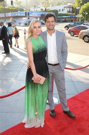 Diane Kruger arrive at the Series Premiere of F's 'The Bridge' at the DGA Theater July 8, 2013 
