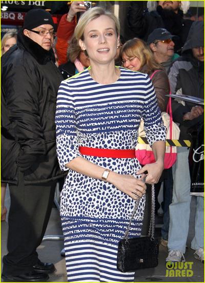 Diane Kruger at GMA studios in NYC