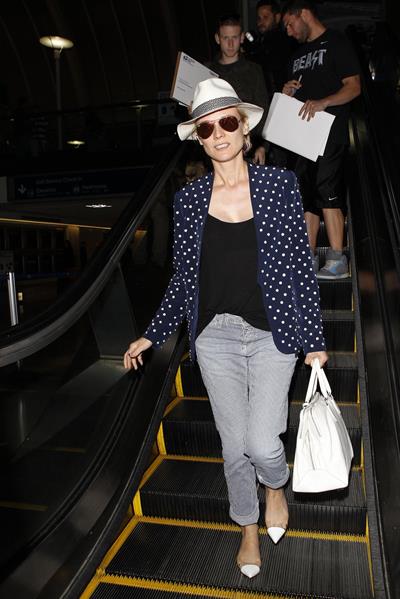 Diane Kruger Arrives At LAX