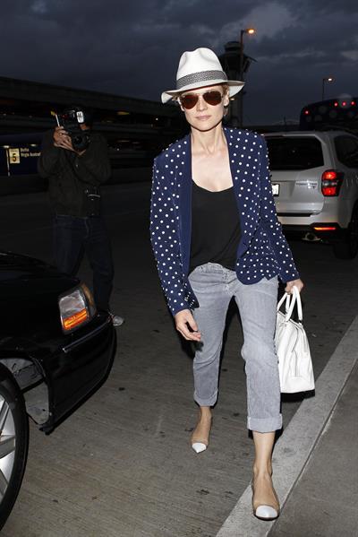 Diane Kruger Arrives At LAX