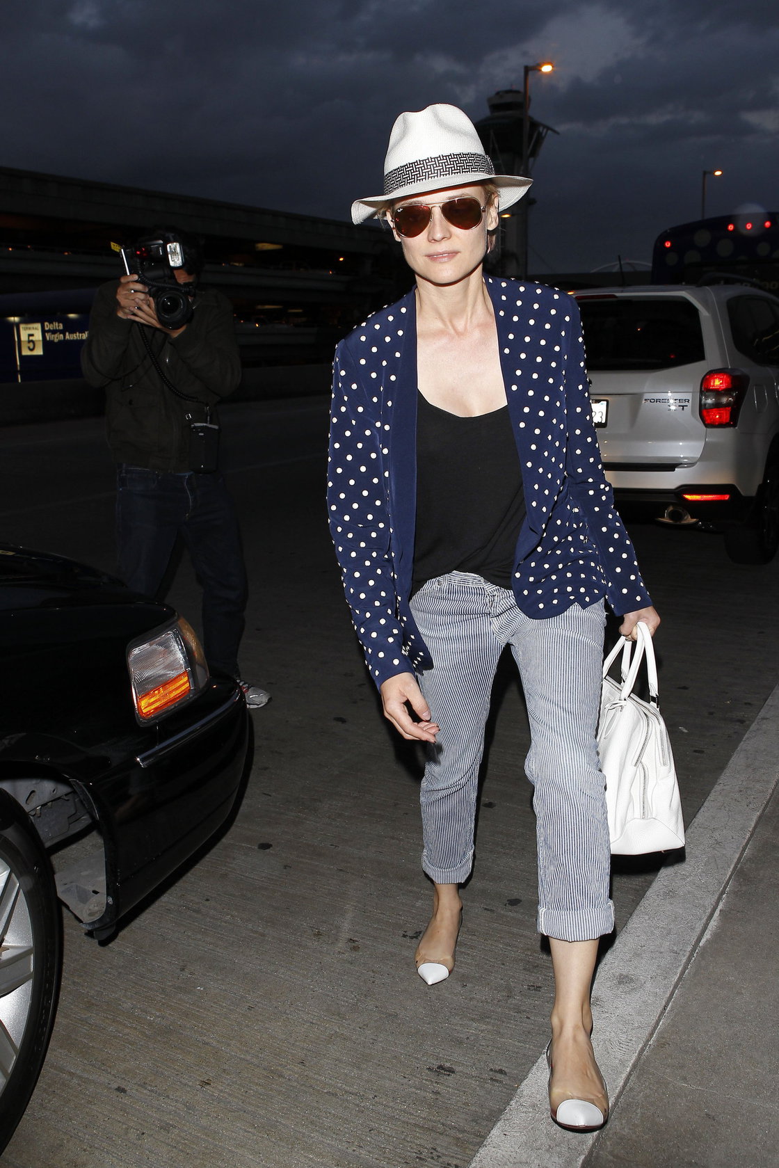 Diane Kruger Arrives At LAX
