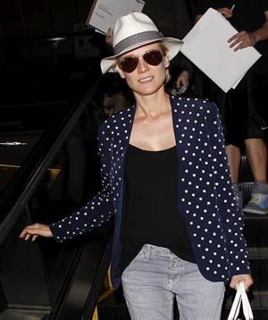 Diane Kruger Arrives At LAX