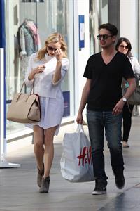 Diane Kruger Out for some shopping at a Westfield Mall in LA on April 3, 2013