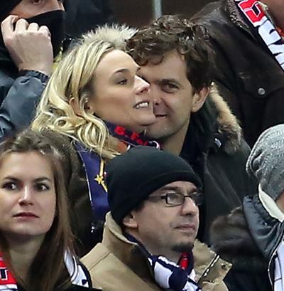 Diane Kruger France vs.Germany friendly soccer game in Paris, Frannce on February 6, 2013