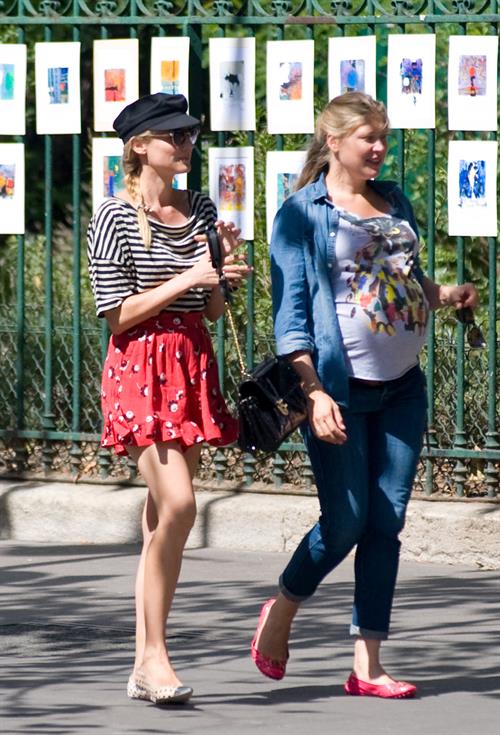 Diane Kruger - Out And About In Paris on August 20, 2012