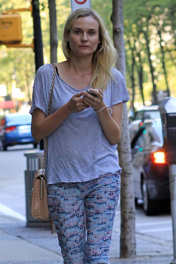 Diane Kruger - Taking in the new movie 'The Campaign' in downtown Vancouver on August 14, 2012