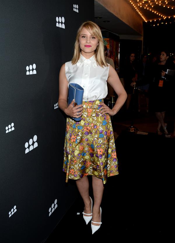 Dianna Agron attends the New MySpace Launch Event, June 12, 2013 