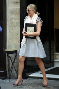 Dianna Agron - Spotted out shopping in Paris - August 4, 2012