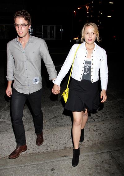 Dianna Agron At the Wiltern Theatre to watch Jack White Concert in LA, May 30, 2012