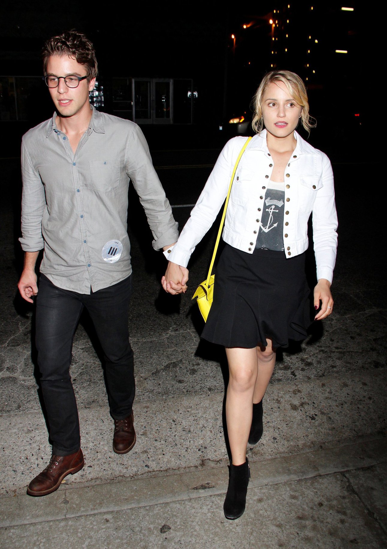 Dianna Agron At the Wiltern Theatre to watch Jack White Concert in LA, May 30, 2012