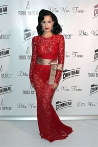 Dita Von Teese Cointreau & Nikki Beach Present Dita Von Teese - 66th Annual Cannes Film Festival (May 20, 2013) 