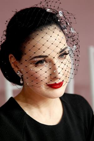 Dita Von Teese Aleis Mabille Fashion Show at Paris Fashion Week 1/21/13 