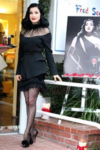 Dita Von Teese - Fragrance Launch in LA 12/15/12  
